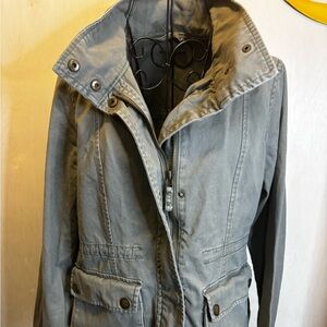 Aeropostale Women's Utility Jacket in Gray